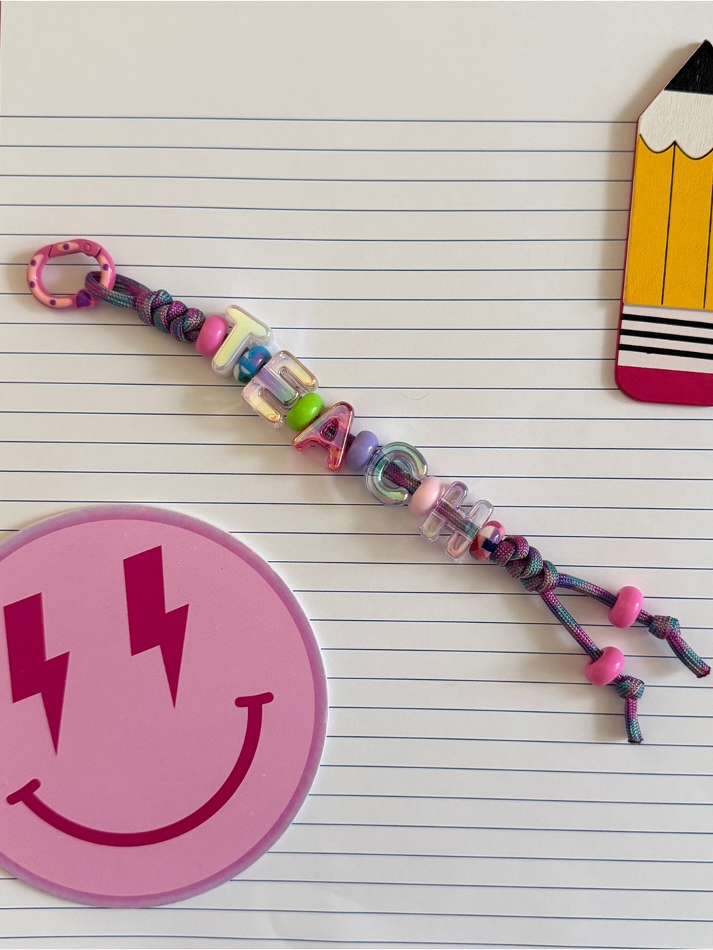 Teach Bag Charm | Keychain | Back to School